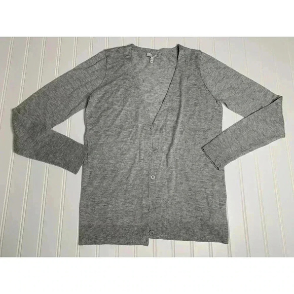 Joie Womens Cardigan Sweater Wool Cashmere Blend Gray Small VNeck. 323 - Picture 1 of 4